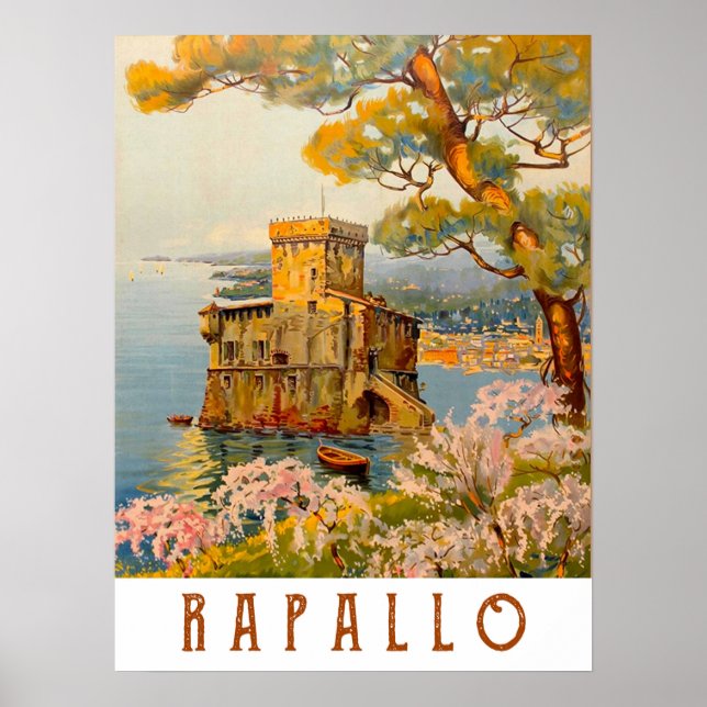Rapallo, Italien Poster (Vorne)