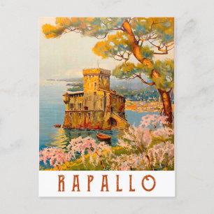 Rapallo, Italien Postkarte