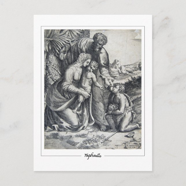 Raphael #212 - Fine Art Postcard Postkarte (Vorderseite)