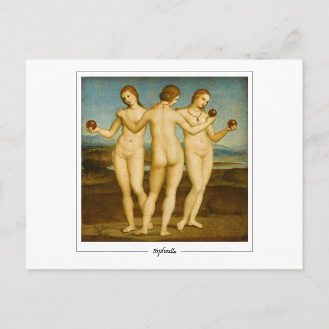 Raphael #4 - Kunstpostkarte Postkarte (Vorderseite)
