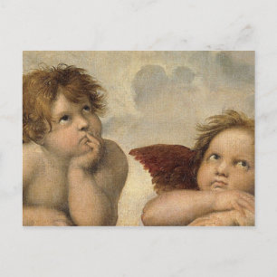 Raphael Cherubs Angels Postkarte