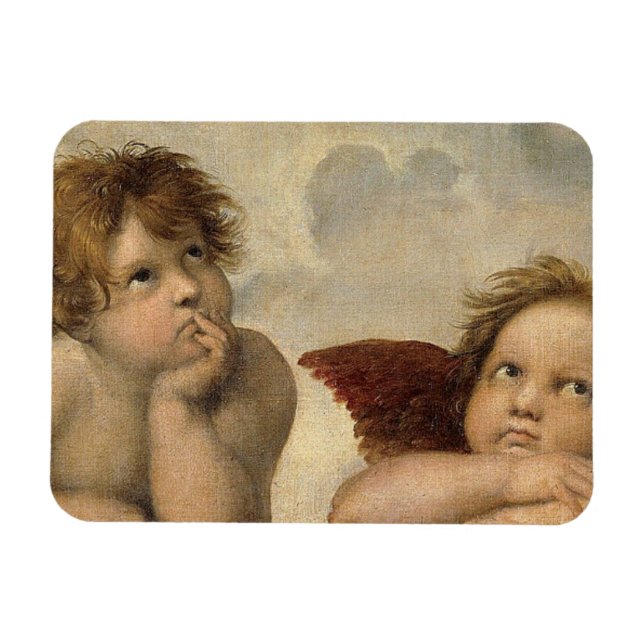 Raphael Cherubs Engel Magnet (Horizontal)