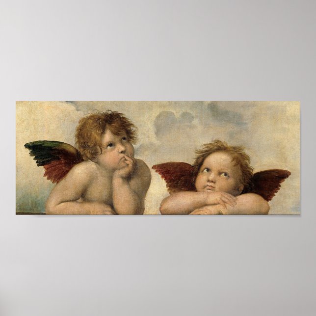 Raphael Cherubs Engel Poster (Vorne)