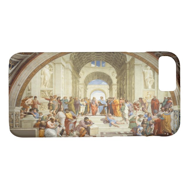 RAPHAEL - Die Schule von Athen 1511 Case-Mate iPhone Hülle (Rückseite (Horizontal))