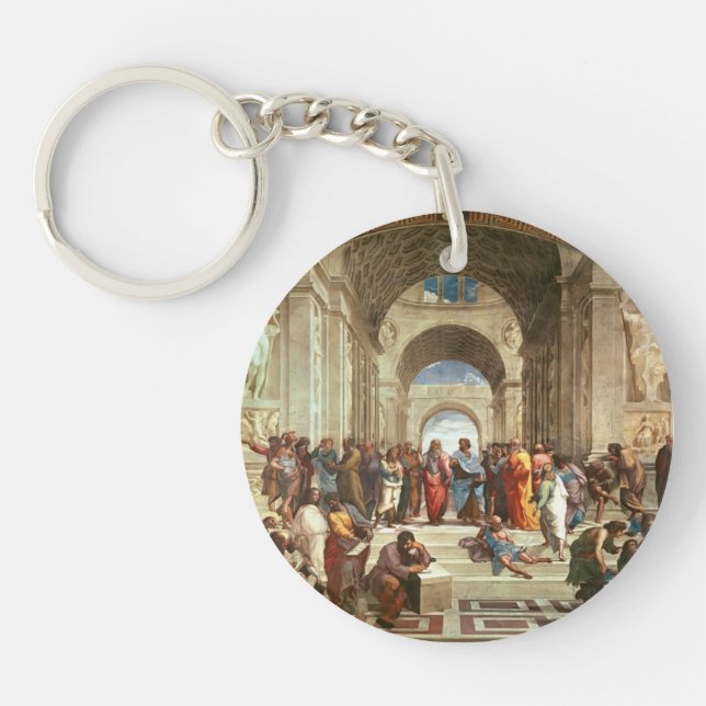 RAPHAEL: Die Schule von Athen Schlüsselanhänger (Vorderseite)