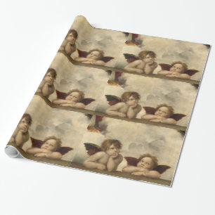 RAPHAEL-Engel Geschenkpapier