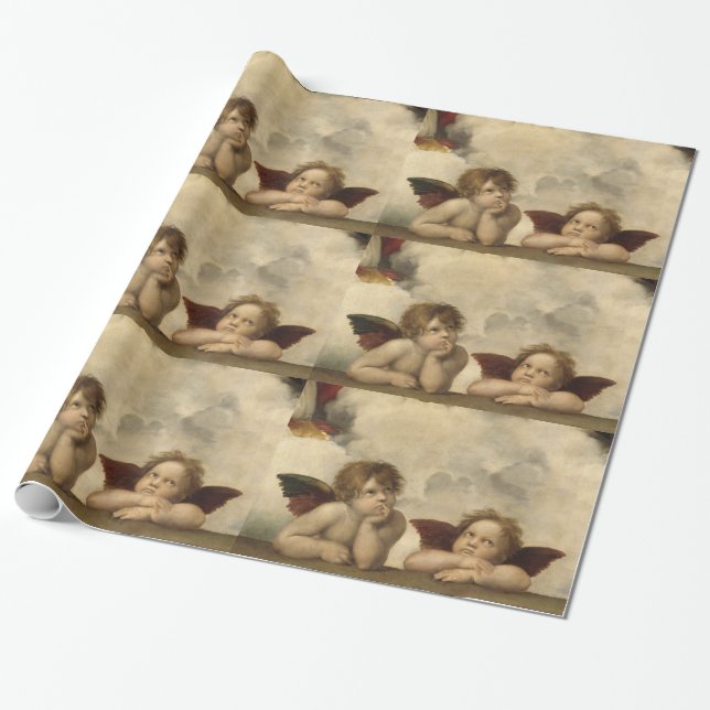 RAPHAEL-Engel Geschenkpapier (Ungerollt)
