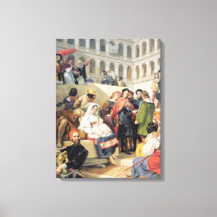 RAPHAEL im Vatikan, 1832 (Öl auf Leinwand) Leinwanddruck