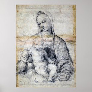 Raphael - Madonna der Granatapfel 1504 Poster