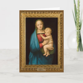 RAPHAEL MADONNA UND KINDERFERIENKARTE FEIERTAGSKARTE