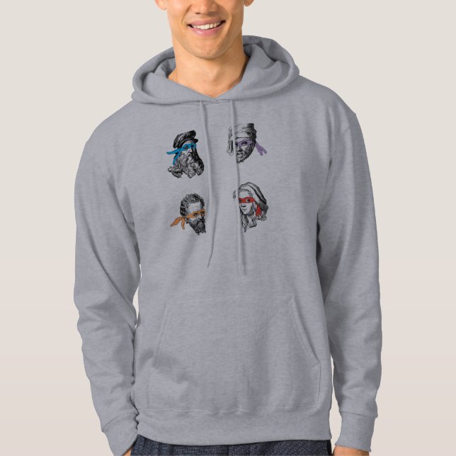 RAPHAEL Michelagelo Ninja LEONARDO-Donatello Hoodie (Vorderseite)