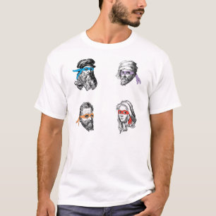 RAPHAEL Michelagelo Ninja LEONARDO-Donatello T-Shirt