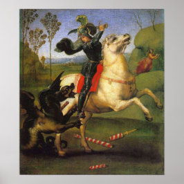Raphael - Saint George und der Drache Poster