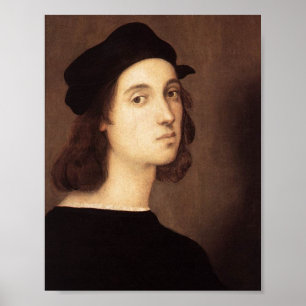 Raphael Selbstportrait Canvas Print Poster