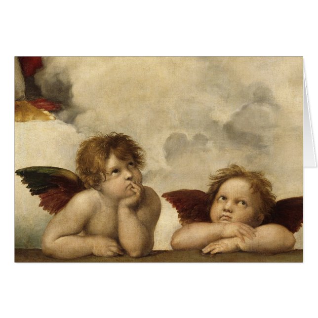 Raphael, Sistine Cherub (Devant horizontal)