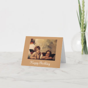 Raphael, Sistiner Cherub, Alles Gute zum Geburtsta Karte