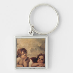 Raphael, Sistinisches Cherub Schlüsselanhänger