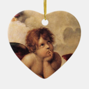 Raphael, Sixine Cherub Keramik Ornament