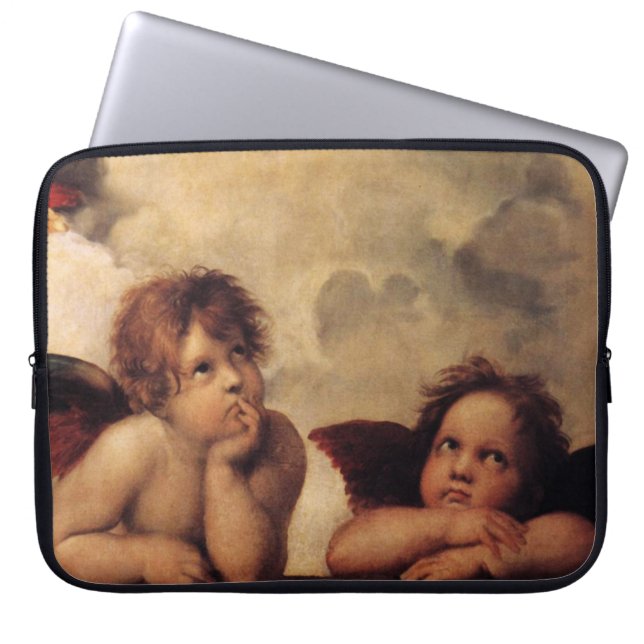 Raphael, Sixine Cherub Laptopschutzhülle (Vorderseite)