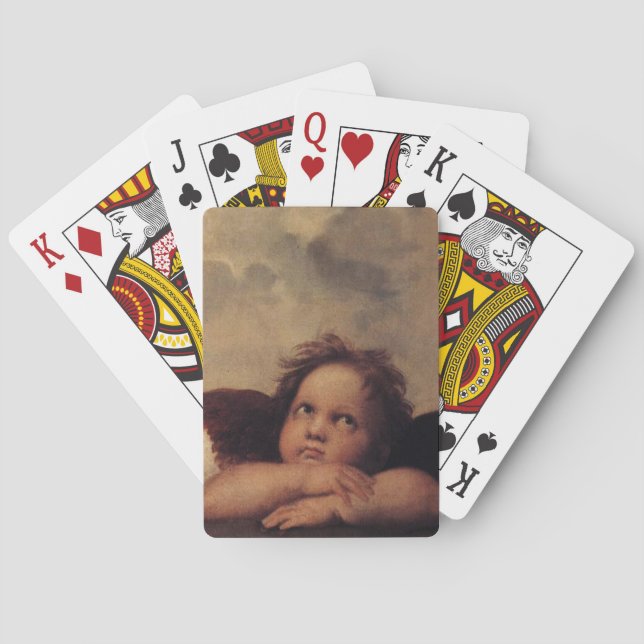 Raphael, Sixine Cherub Spielkarten (Rückseite)
