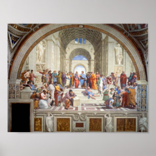Raphael's School of Athens (1511) Poster