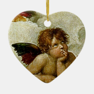 Raphaels "Sistina-Madonna" Detail (circa 1513) Keramik Ornament