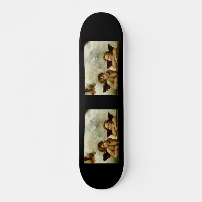 Raphael's "Sistine Madonna" (ca. 1513) (Detail) Skateboard (Vorne)