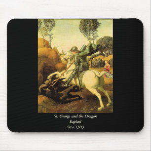 Raphael's "St. George and the Dragon" (ca. 1505) Mousepad