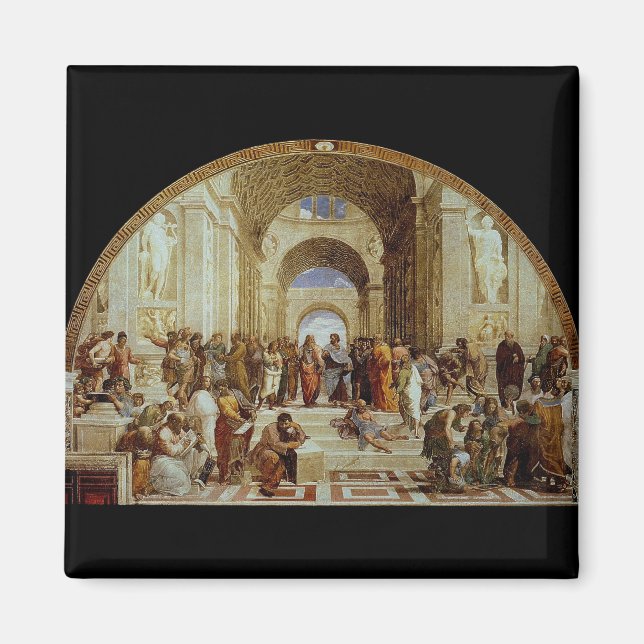 Raphael's "The School of Athens" (ca. 1511) Magnet (Vorne)