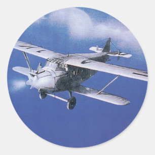 Rapid Azur Runder Aufkleber
