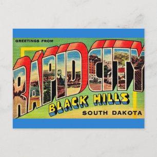 Rapid City SD Grußkarte Postkarte