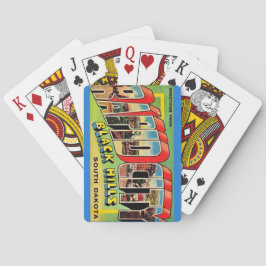 Rapid City SD Postcard Playing Cards Spielkarten