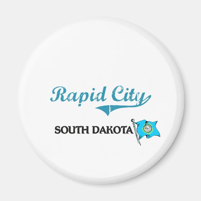 Rapid City South Dakota City Classic Magnet (Vorne)