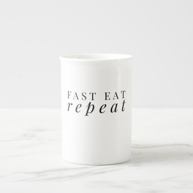 Rapide mangez la tasse de classique de répétition (Devant)