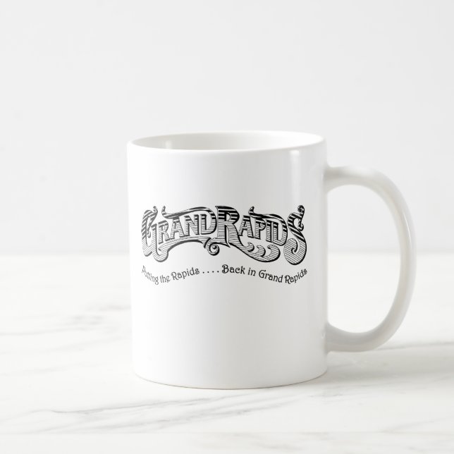 Rapids ziehen sich in Grand- RapidsTasse zurück Kaffeetasse (Rechts)