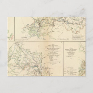 Rappahannock R, Chancellorsville, Fredericksburg Postkarte
