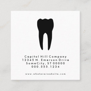 rappel de rendez-vous chez le dentiste carré