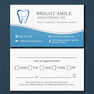 Rappel de rendez-vous de cabinet de dentiste Souri
