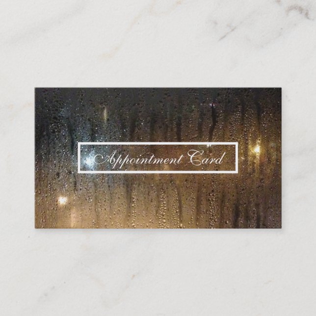 rappel de rendez-vous de fenêtre pluvieux (Devant)