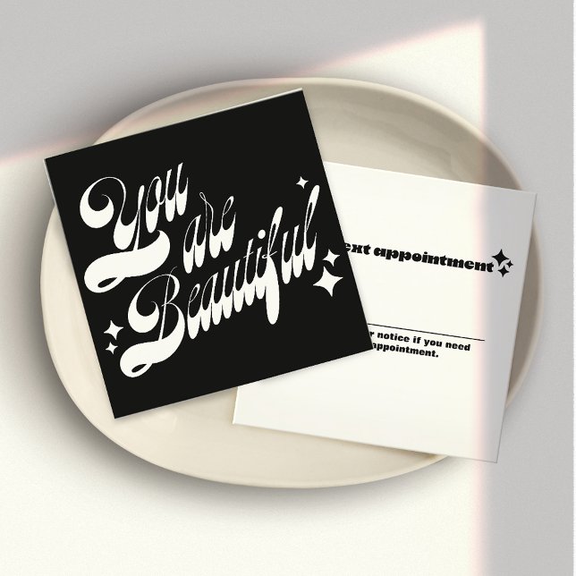 Rappel De Rendez-Vous De Salon, Étoiles Rétro Rose (Créateur téléchargé)