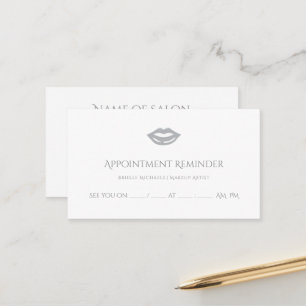 Rappel de rendez-vous de salon minimal
