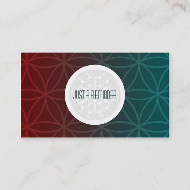 rappel de rendez-vous de symétrie (Devant)