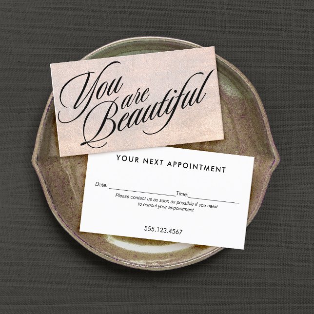 Rappel de rendez-vous du rose Gold Shimmer (Créateur téléchargé)