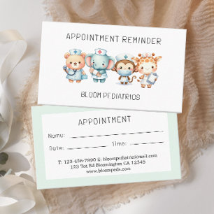 Rappel de rendez-vous pour un pédiatre adorable