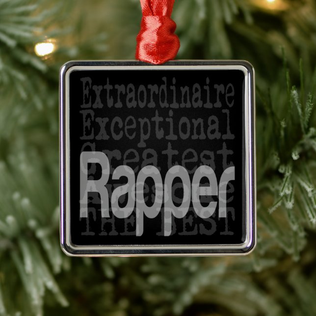 Rapper Extraordinaire Metal Ornament (Baum)
