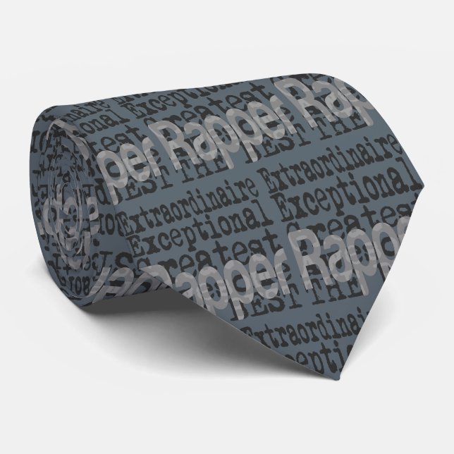 Rapper Extraordinaire Neck Tie Krawatte (Gerollt)
