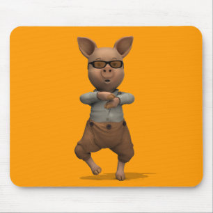 Rapper Pig Mousepad