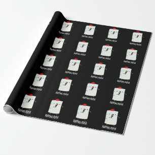 Rapping Papier Funny Wrapping Paper Puff Dark BG Geschenkpapier