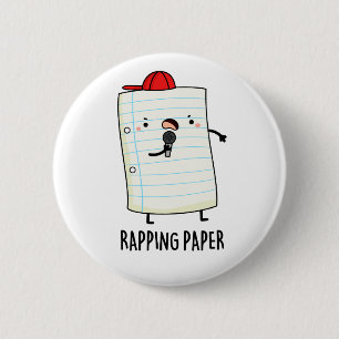 Rapping Papier Funny Wrapping Paper Puffer Button