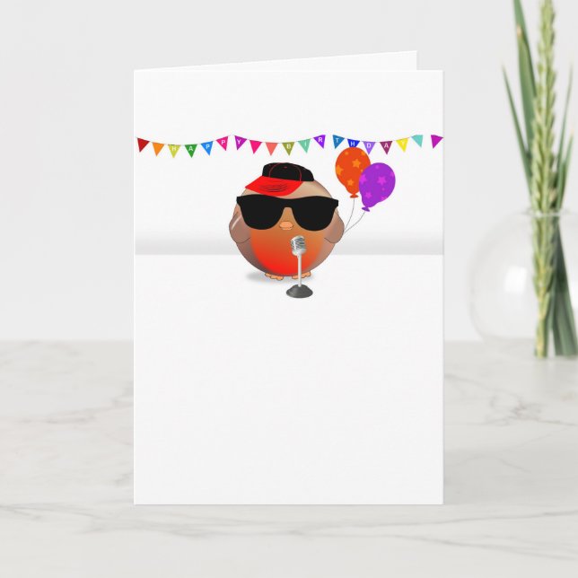 Rappy Birdy pour vous - Bonne carte de voeux d'ann (Devant)